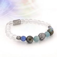 Aalis - különleges női ásványkarkötő nemesacél kiegészítőkkel ASK-MM-AAL12