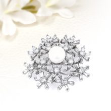 Hópehely formájú bross BCB-XP-BJ5570