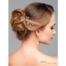 Rozé arany virágos, kristályos hajtű  HPB-CQ-BJ8440