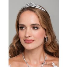 Hercegnős, cirkónia kristályos, klasszikus tiara HPB-TM-BJ1325