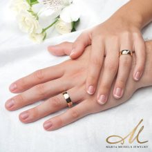 Háromszínű 18K arany bevonatú exkluzív nemesacél Férfi karikagyűrű KG-MX-N1505M