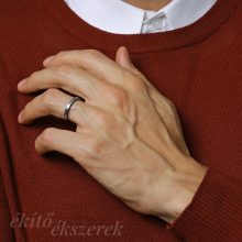 Fedra 3 - belül sötétkék tungsten karikagyűrű RGW-OY-TC001730