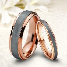 Cony - kétszínű tungsten karikagyűrű WB-JE-V14740