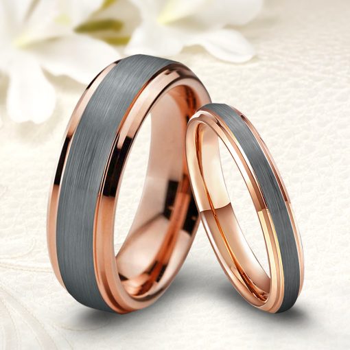 Cony - kétszínű tungsten karikagyűrű WB-JE-V14740