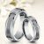   Modern stílusú matt és fényes Férfi tungsten karikagyűrű WB-KT-V02360