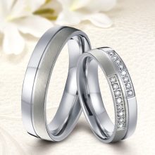 Elegáns nemesacél Férfi karikagyűrű WB-MX-N15150