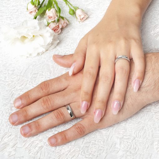 Elegáns nemesacél Férfi karikagyűrű WB-MX-N15150