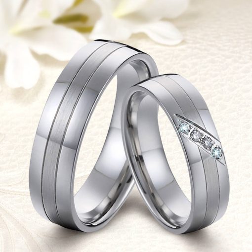 Klasszikus stílusú nemesacél Férfi karikagyűrű WB-MX-N40560