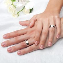 Klasszikus stílusú nemesacél Férfi karikagyűrű WB-MX-N40560