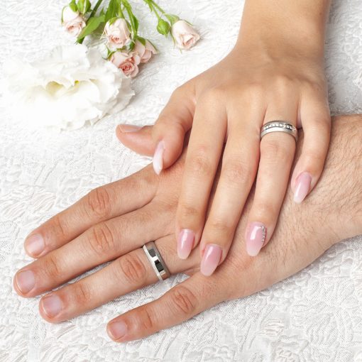 Modern stílusú nemesacél Női köves karikagyűrű WB-MX-N50960CZ