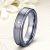 Modern szálcsiszolt  Női köves tungsten karikagyűrű WB-MX-V70760CZ