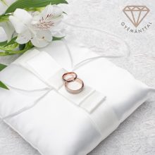 Royse Diamond 4 - klasszikus Női köves karikagyűrű rozé aranyozással WB-TG-V04640D