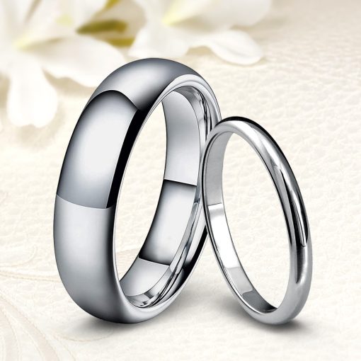 Classica 6 - 6mm széles domború tungsten karikagyűrű WB-WT-V53260