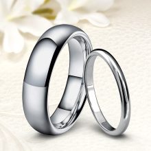 Classica 6 - 6mm széles domború tungsten karikagyűrű WB-WT-V53260