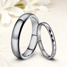 Kristen 3 - 3mm széles csiszolt felületű Női tungsten karikagyűrű WB-WT-V71930